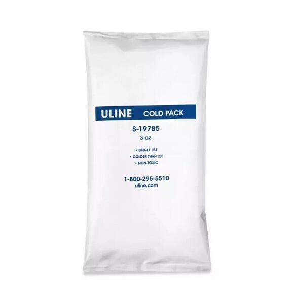 10 Pack Uline S-19785 3oz Non Toxic Cold Packs For Lunch Boxes - Picture 1 of 2